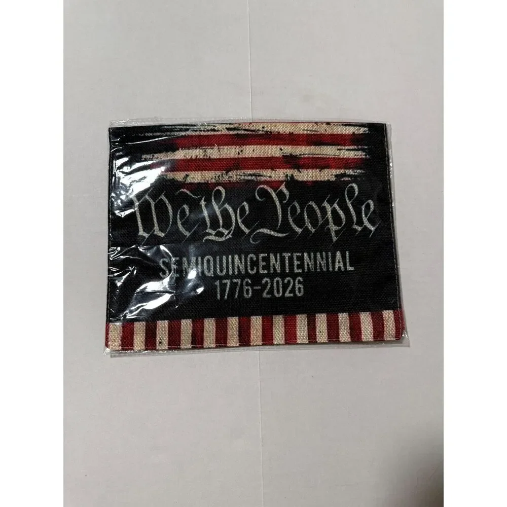 250th Anniversary USA Bundle: 1.5x3' Bunting Flag & 12x18